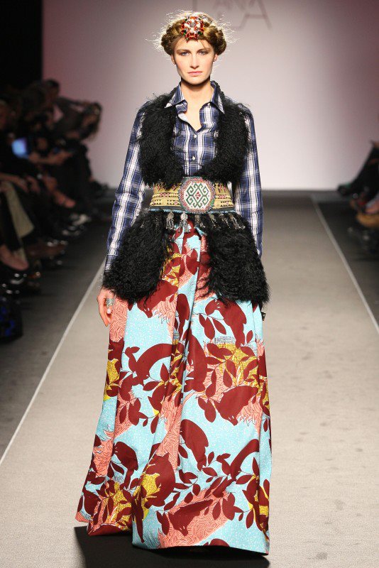 Mix of Textures & Prints: Stella Jean FW 13/14 - African Prints in Fashion