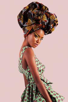 Express your Mood with a Duku Crown - African Prints in Fashion