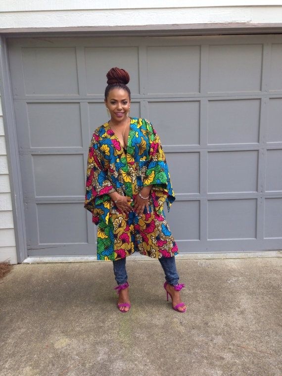 african kimono dress