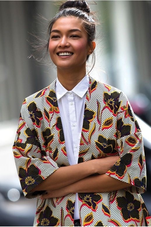 7 Days, 7 Ways: How To Wear An Afrocentric Kimono Jacket